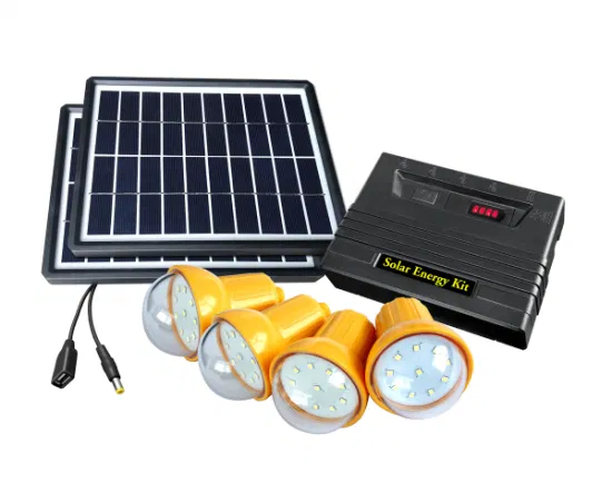 Kits de painel solar 5W / 10W com 3 lâmpadas para PC e carregador móvel para iluminação doméstica desligada